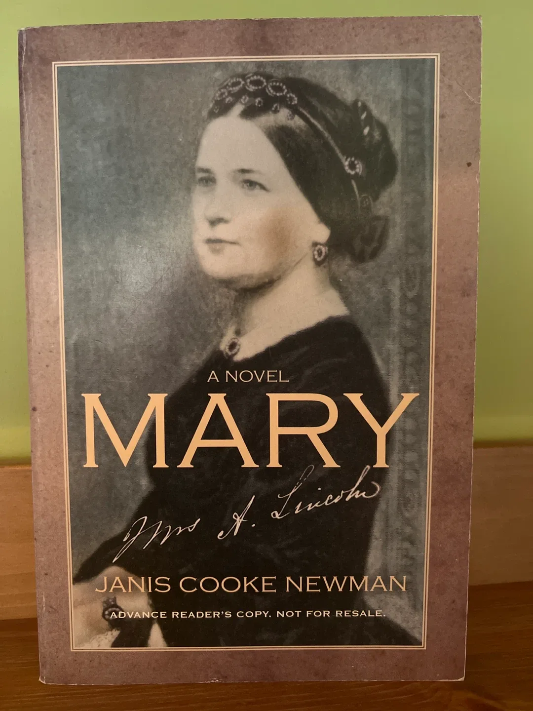 Mary Mrs. A. Lincoln - Janis Cooke Newman Novel thumbnail