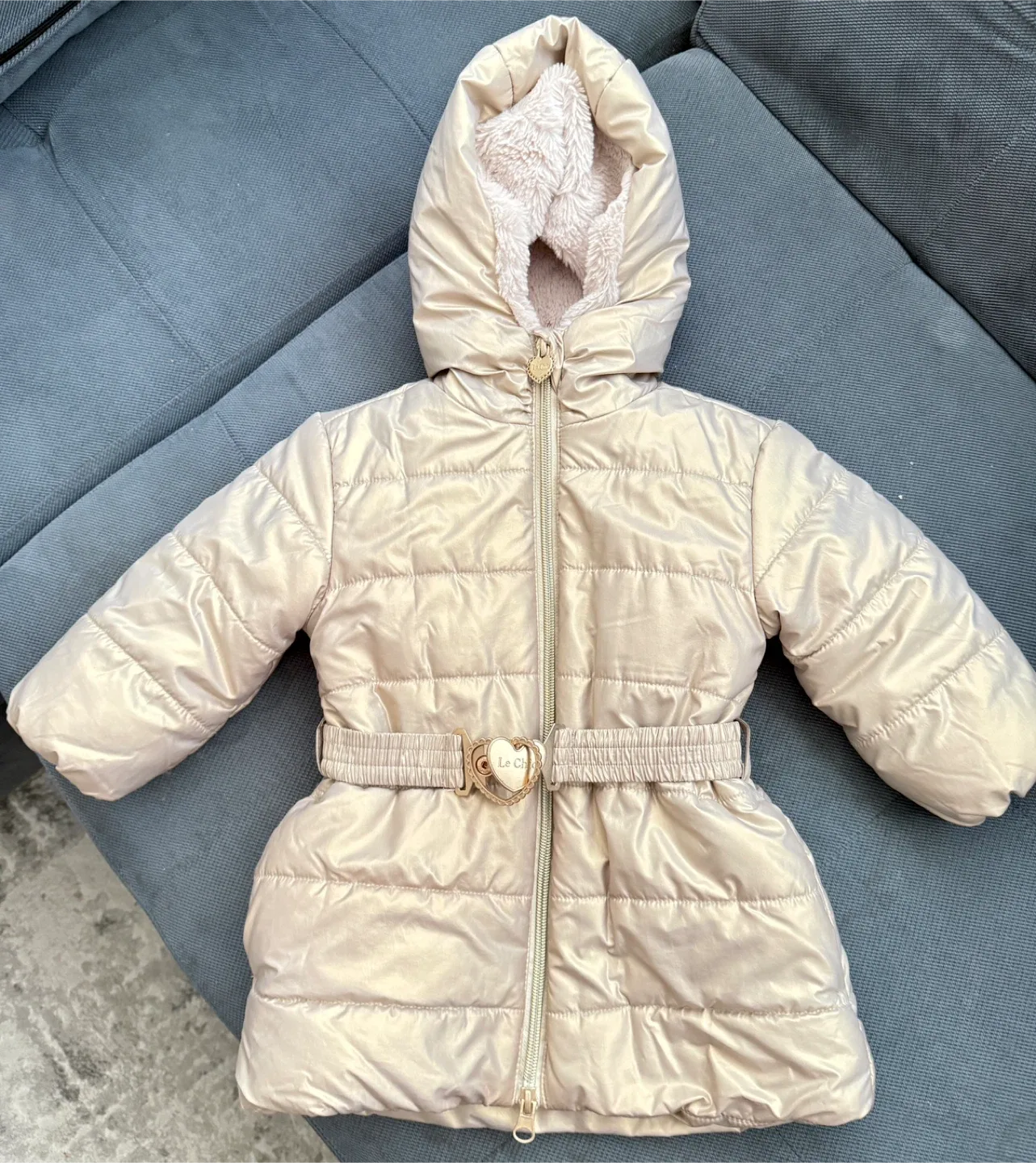 Le Chic Girls' Padded Winter Jacket - 12M image indicator(2)
