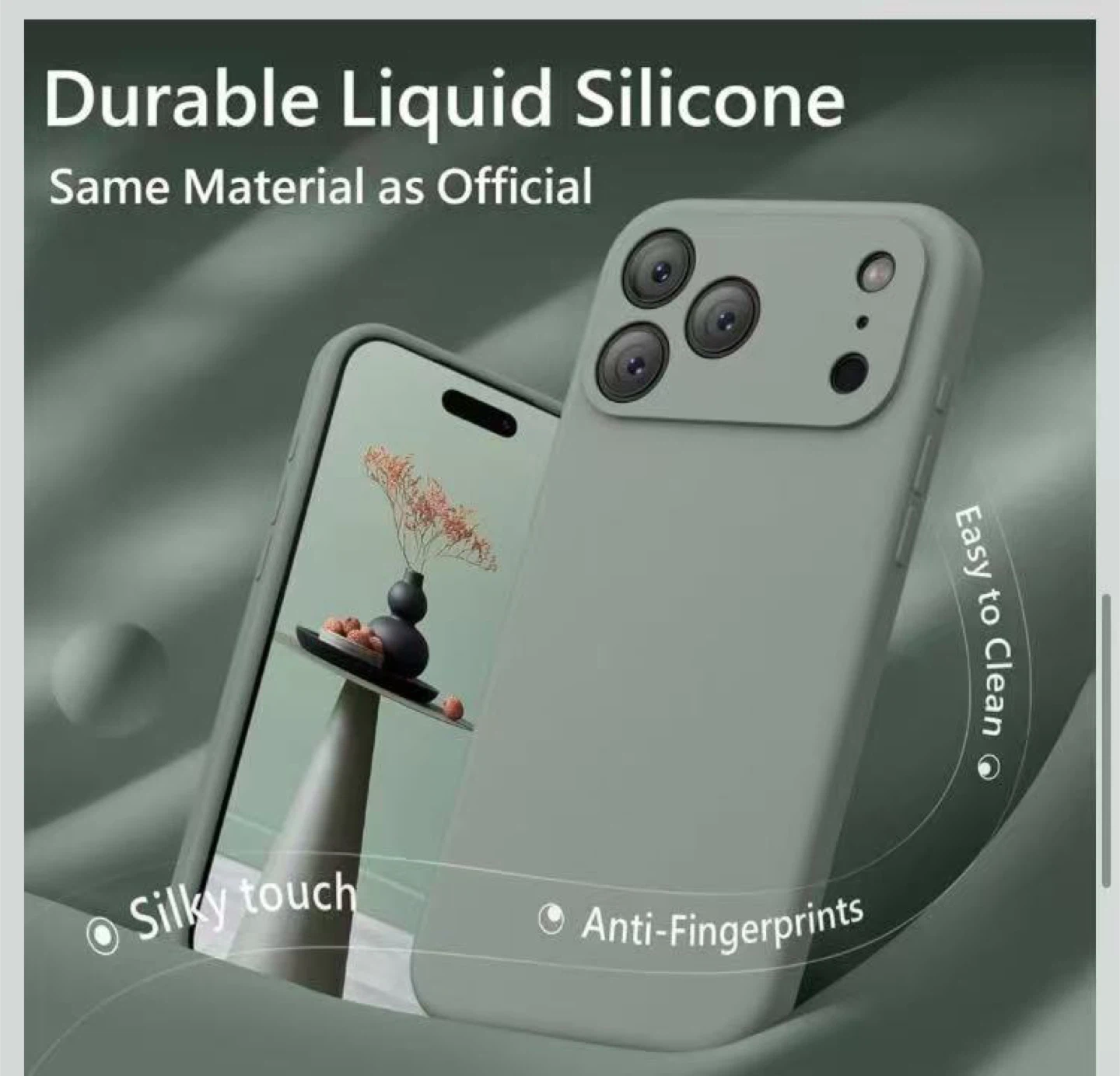 Silicone 17 pro max case - photo 3