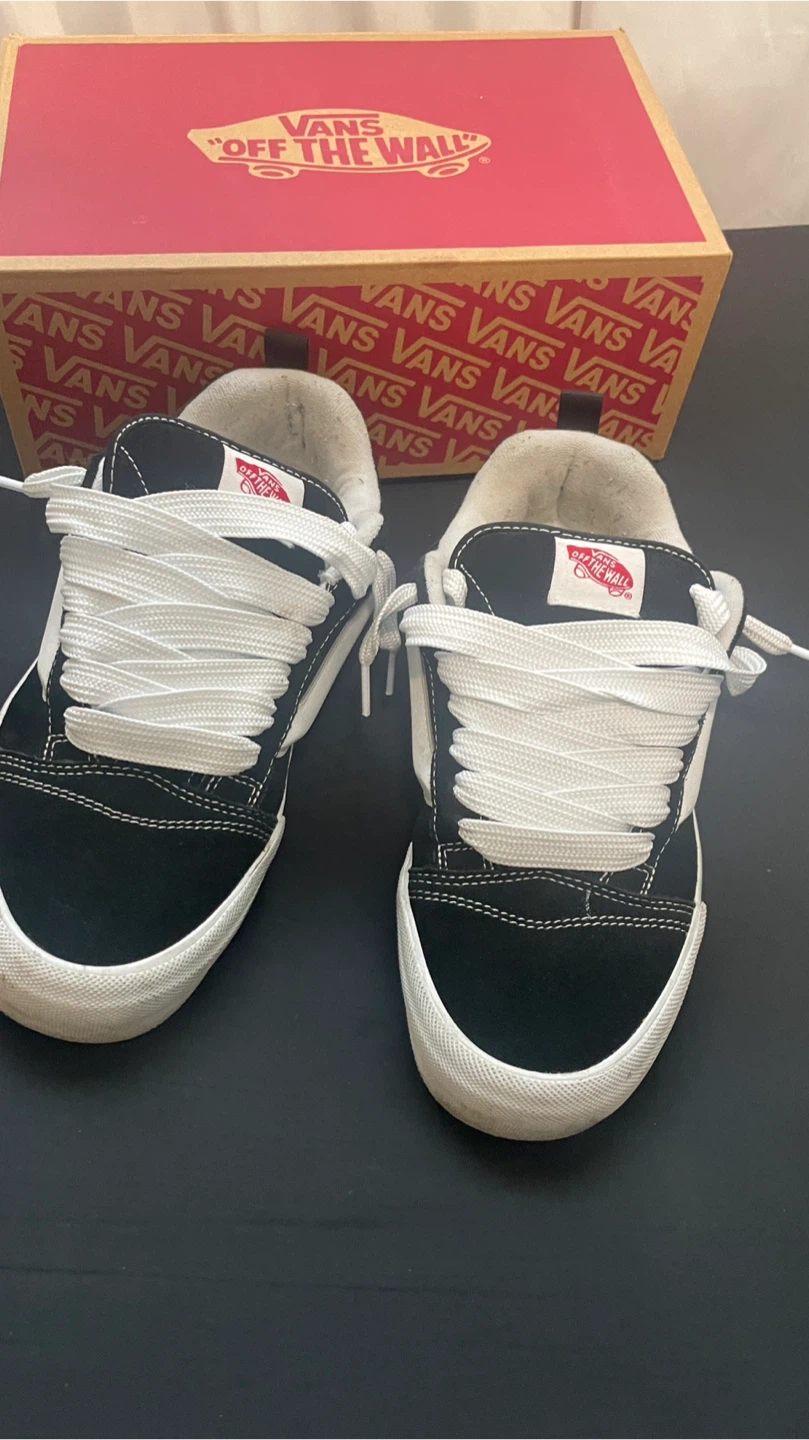 Vans Knu Skool Black/True White - Size US 9 Men - photo 2