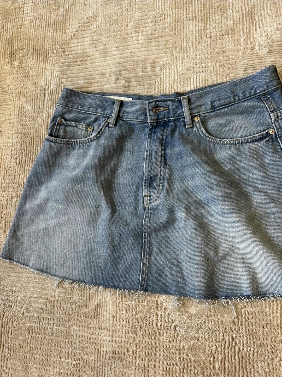 Zara Denim Mini Skirt - Size L - photo 3