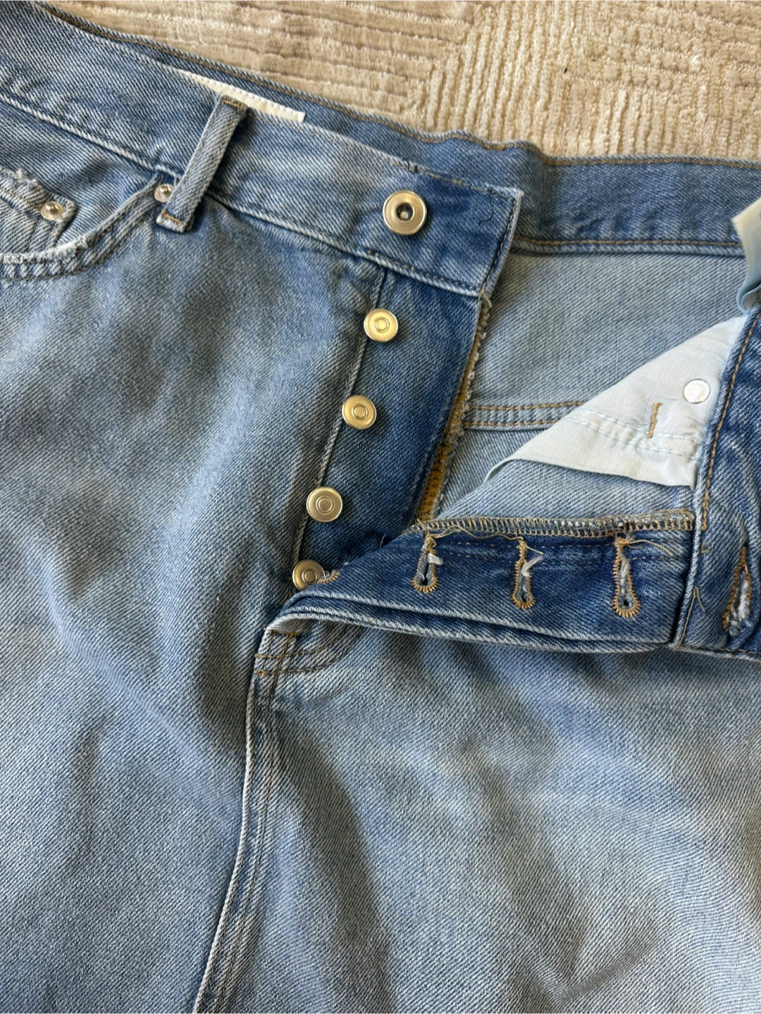 Zara Denim Mini Skirt - Size L - photo 4