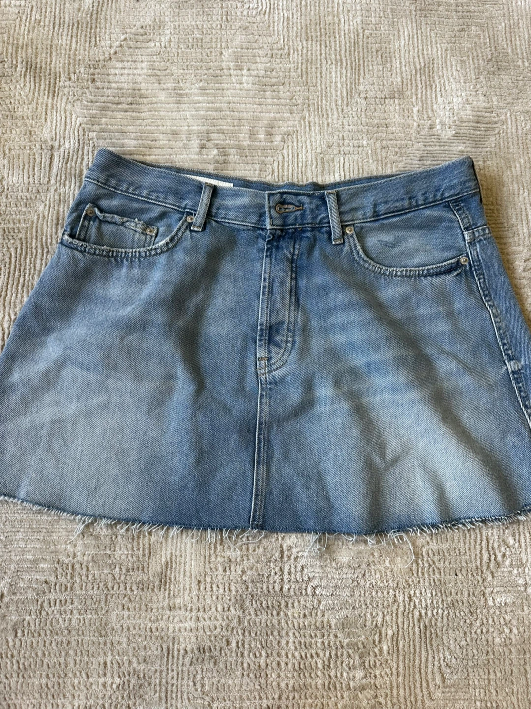 Zara Denim Mini Skirt - Size L - photo 2