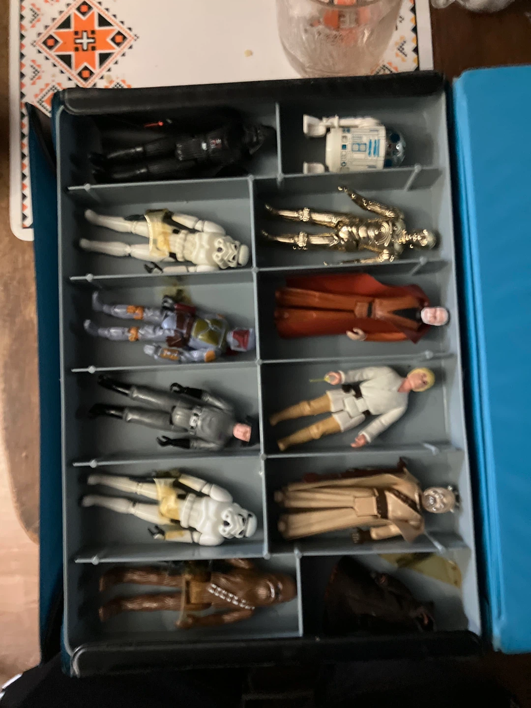 Vintage Star Wars Mini Action Figure Collector's Case - photo 2