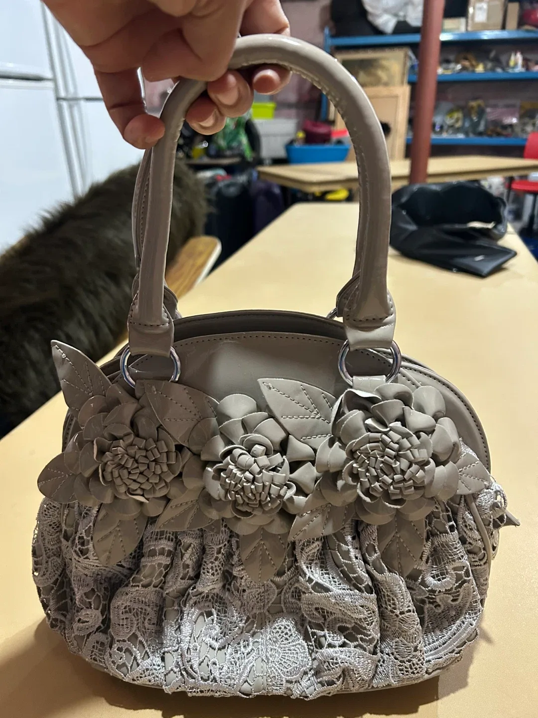Floral Lace Handbag thumbnail