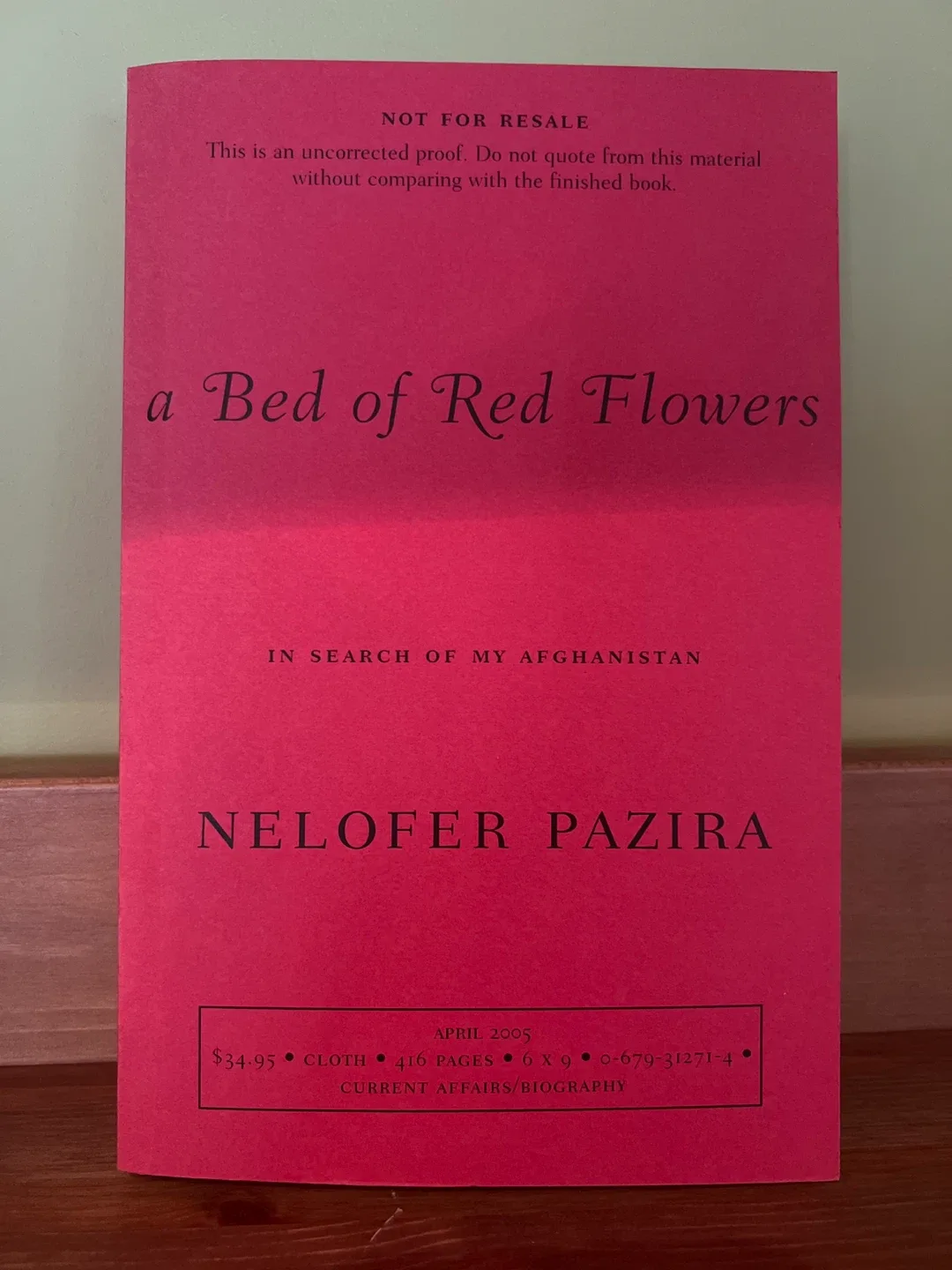 A Bed of Red Flowers by Nelofar Pazira thumbnail