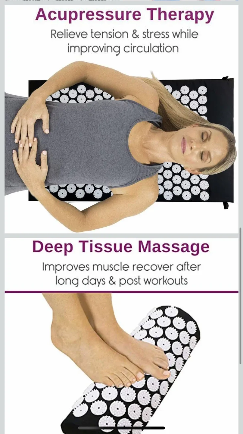 Acupressure Mat and Pillow Set image indicator(5)