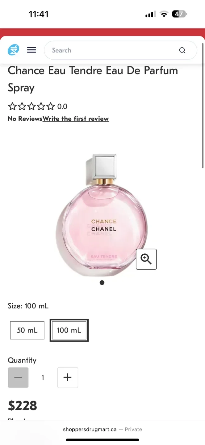 Chance Chanel Eau Tendre 100 mL image indicator(2)