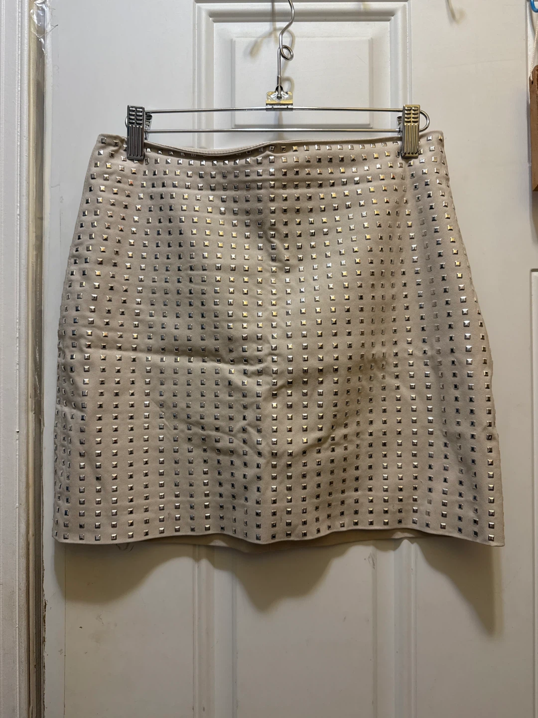 Studded Mini Skirt