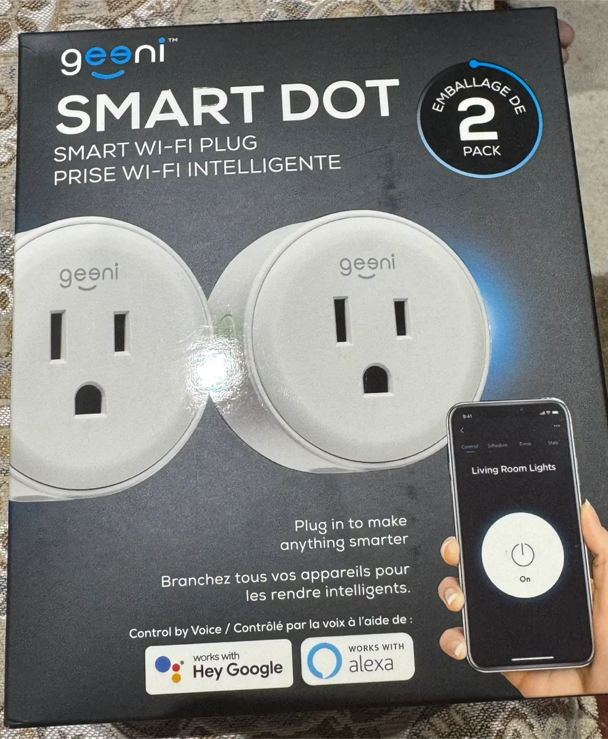 Geeni Smart Dot WiFi Plug - 2 Pack thumbnail