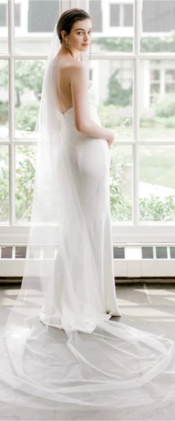 2.5M Long Wedding Veil and Hair Comb Set - photo 4