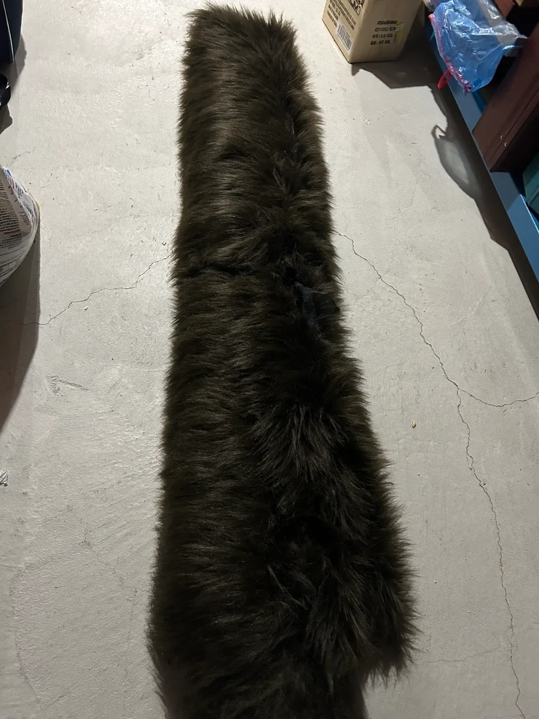 Faux Fur Stole - Brown image indicator(2)