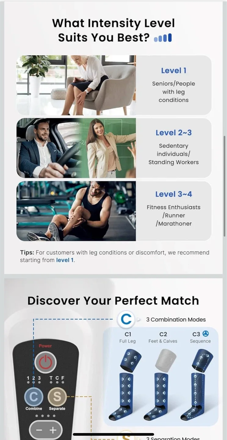 RENPHO Aeria Ultimate Leg Massager - Like New! image indicator(2)