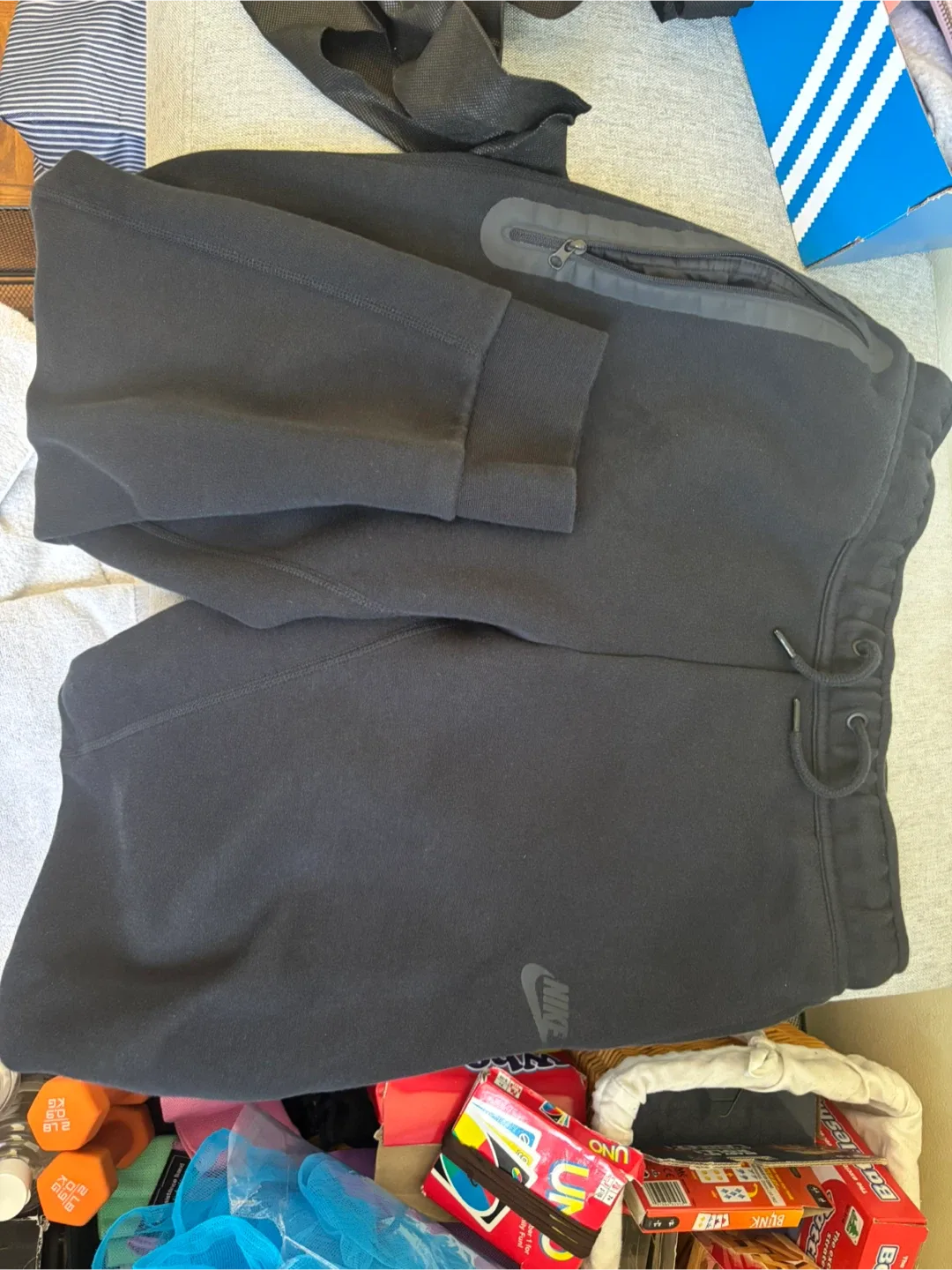 Nike Black Tech Fleece Pants XL thumbnail