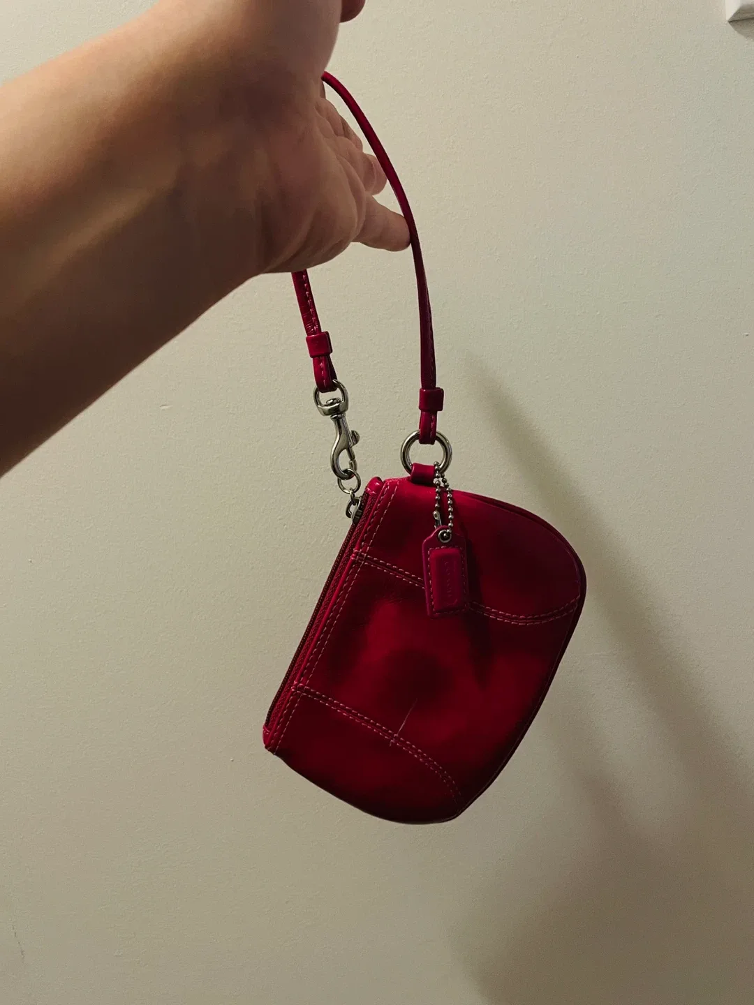 Coach Fuchsia Wristlet image indicator(3)