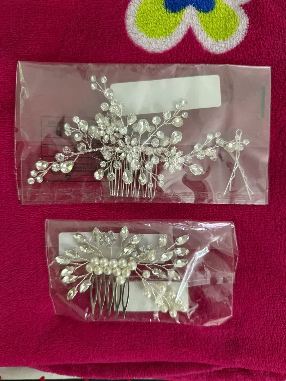 Silver Hair Comb Set thumbnail