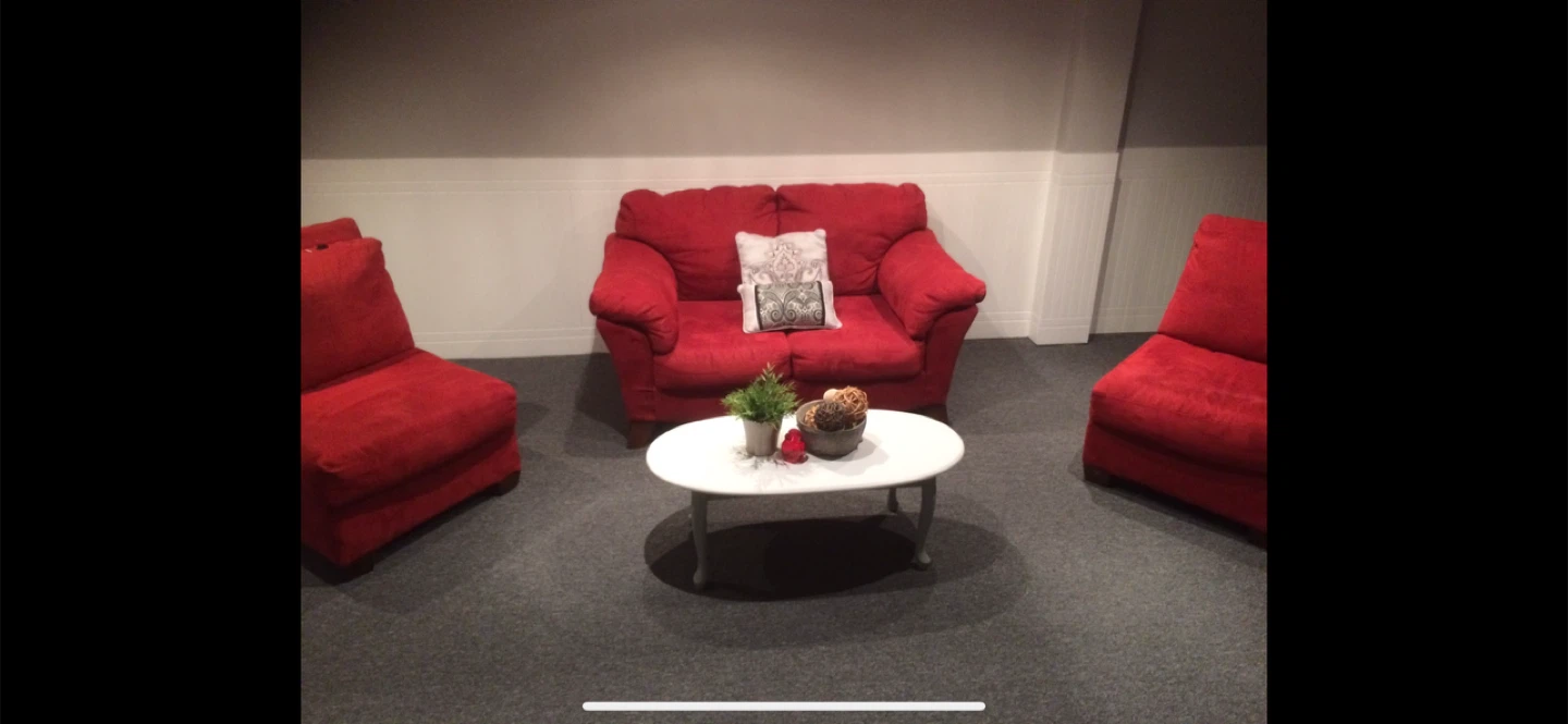 Red/orange Sofa Set