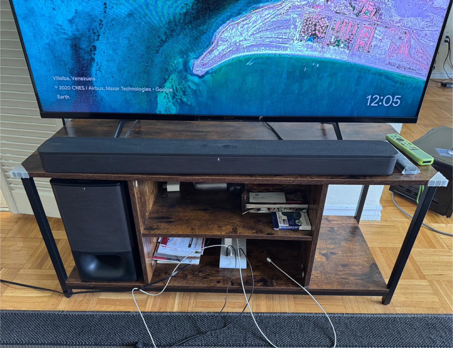 HOMCOM TV Stand for TVs Up to 55 Inches