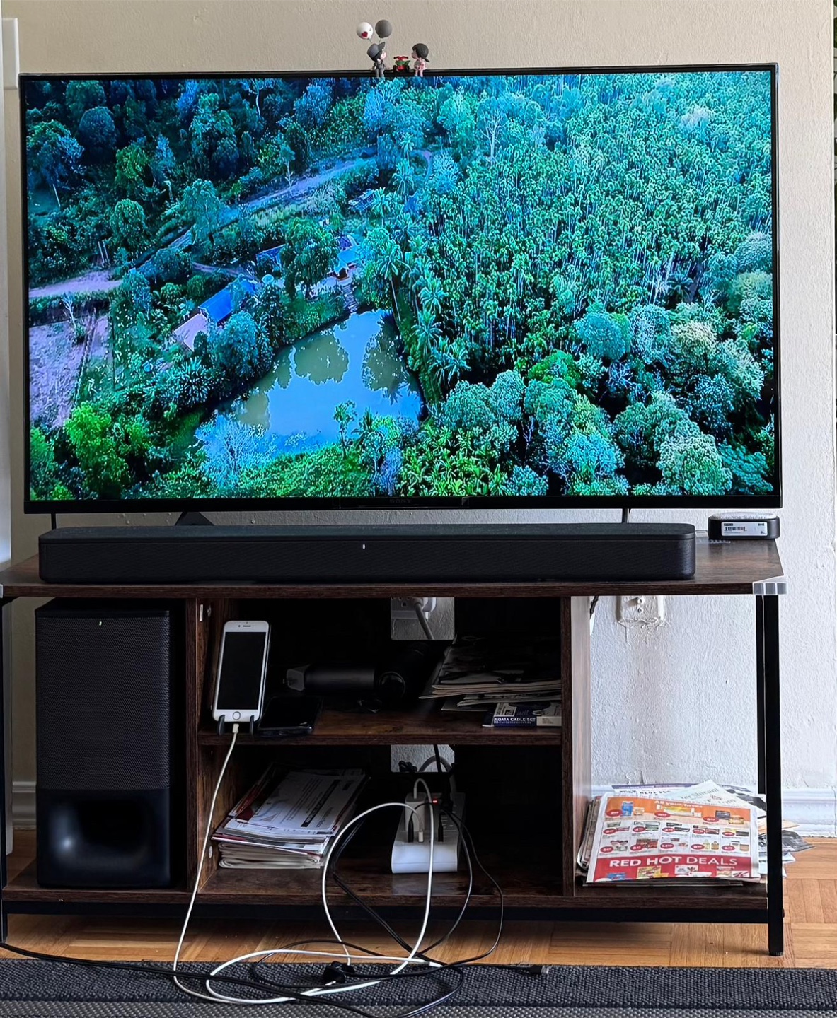 HOMCOM TV Stand for TVs Up to 55 Inches - photo 2