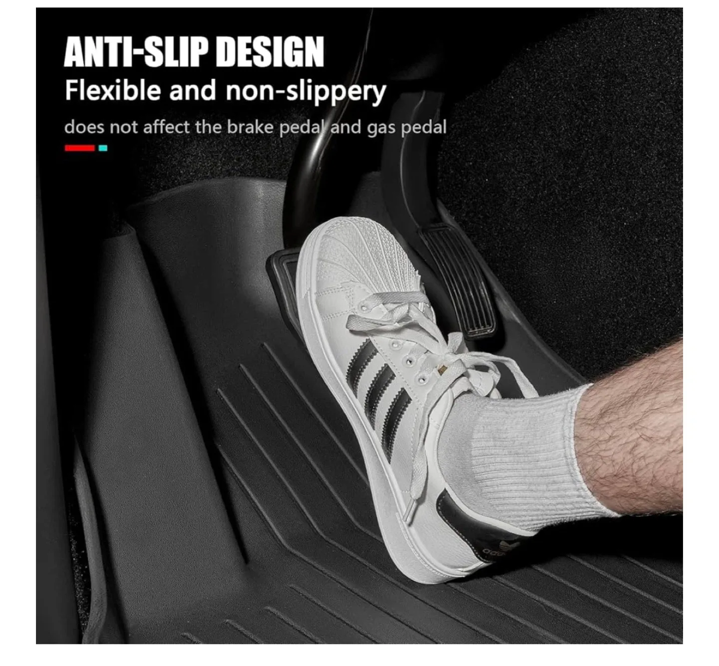 Maysoo Tesla Model 3 Floor Mats - Black image indicator(4)