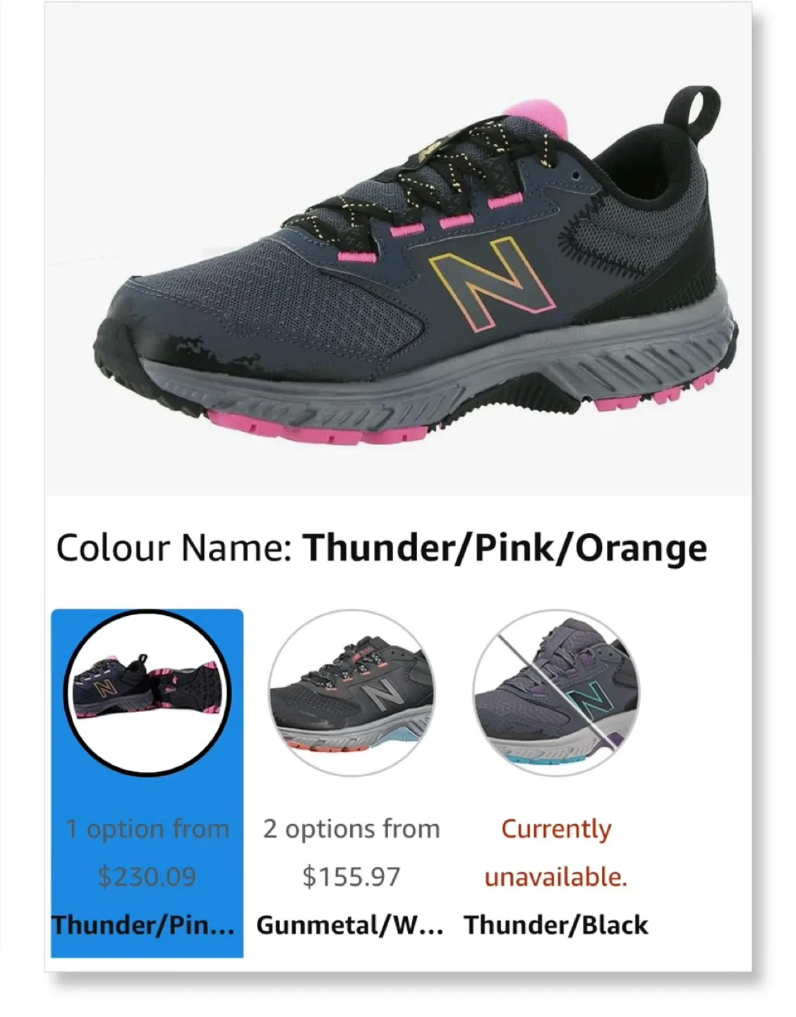 Brand New New Balance 510v5 Trail Runners - Size women’s 5 thumbnail