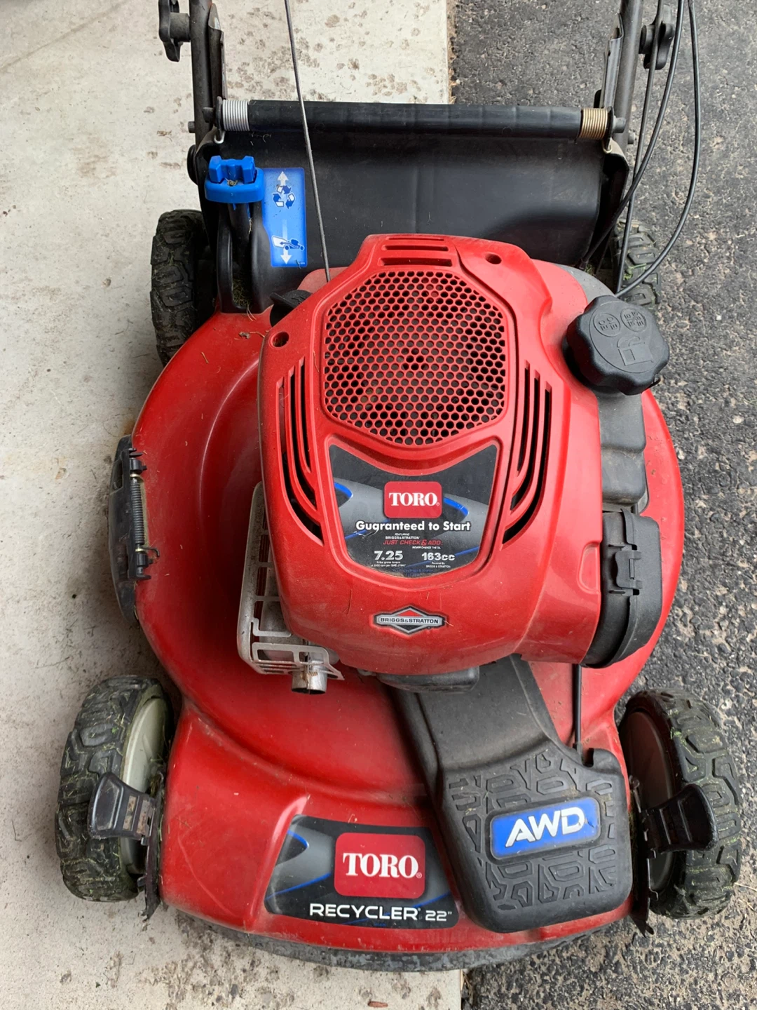 Toro Recycler 22" AWD Lawn Mower