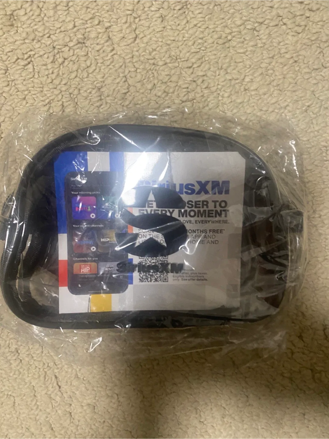 SiriusXM Radio Clear Bag with strap. image indicator(2)
