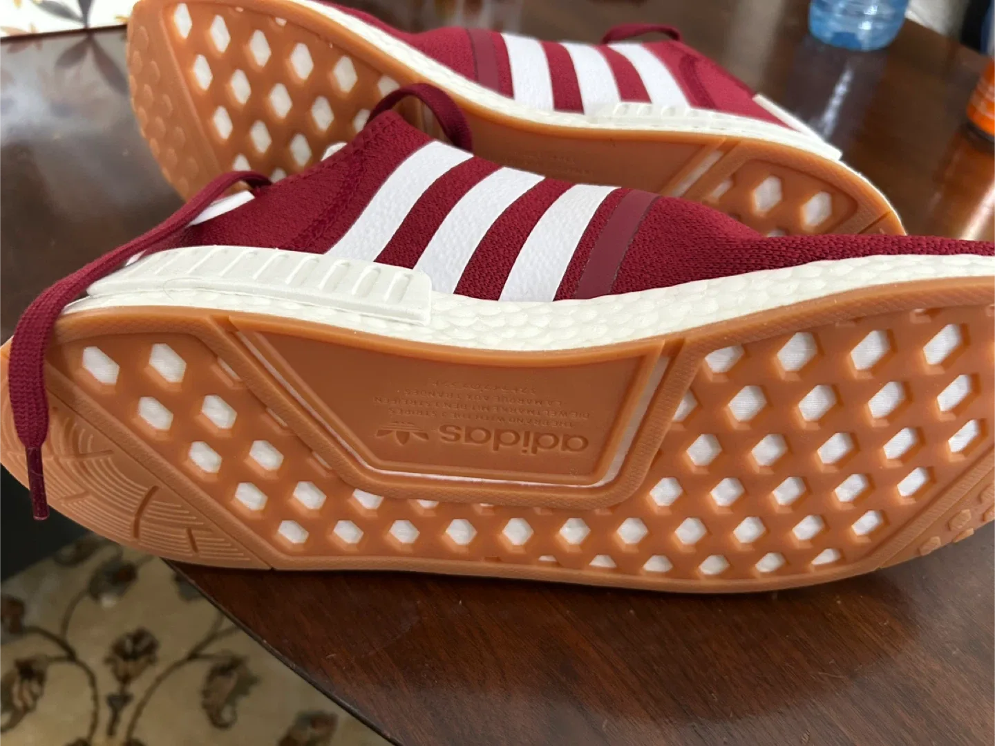 Adidas NMD_R1 Burgundy Shoes US 11.5 image indicator(3)