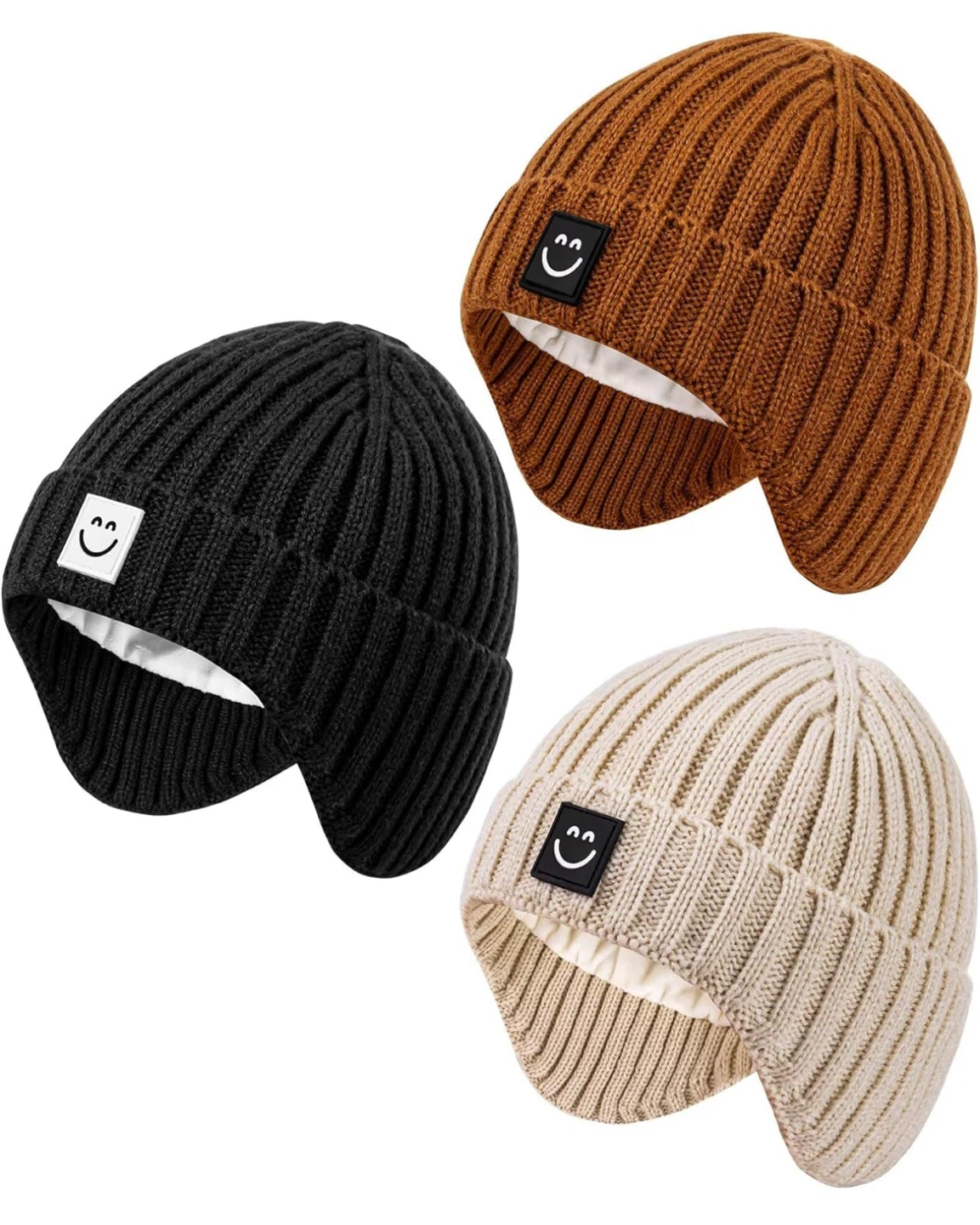 Kids Winter Beanie Hat with Earflaps 6-24 Months