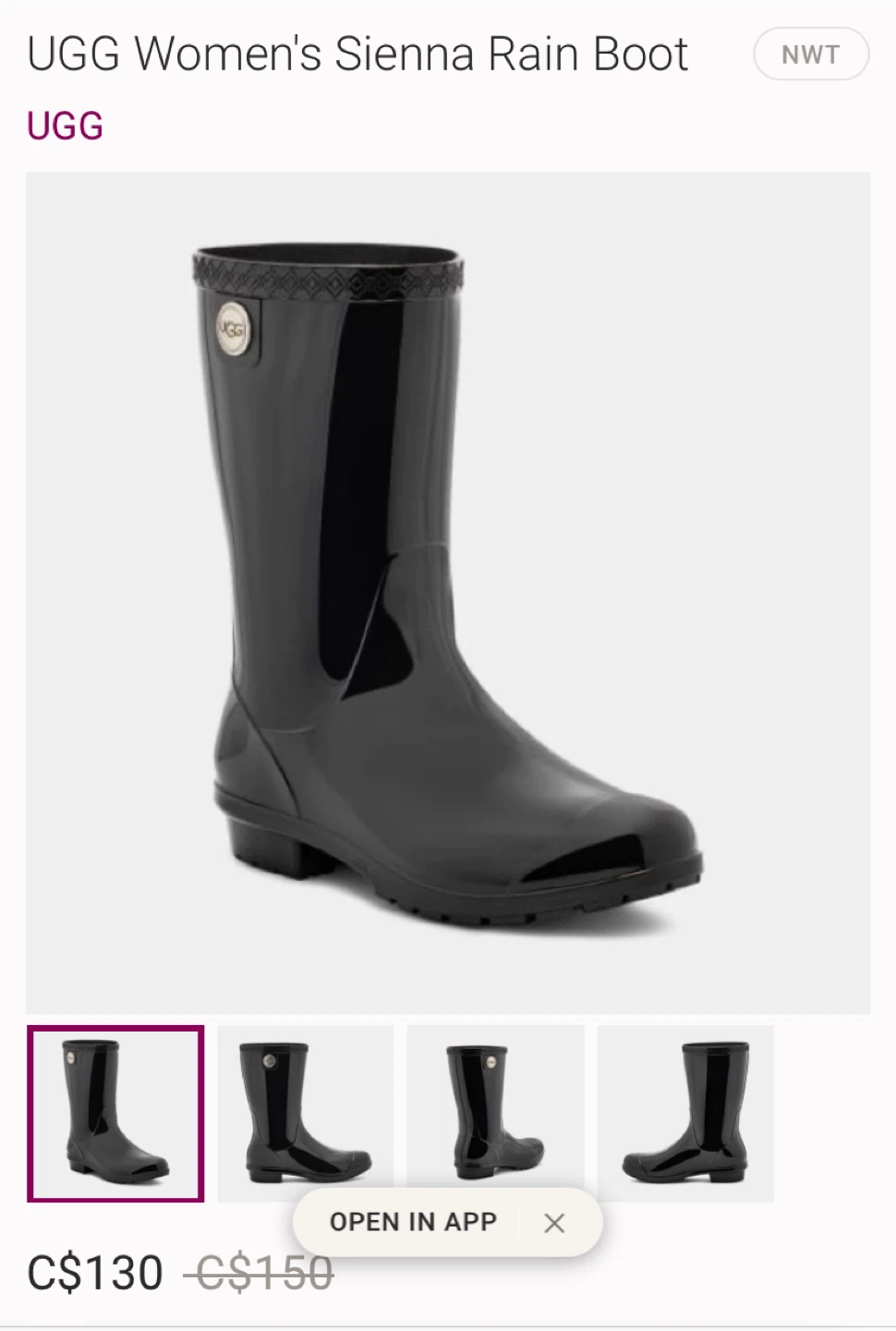UGG Sienna Rain Boot - photo 4