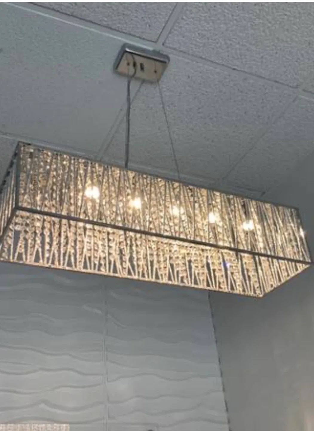 Modern Rectangular Chandelier image indicator(3)