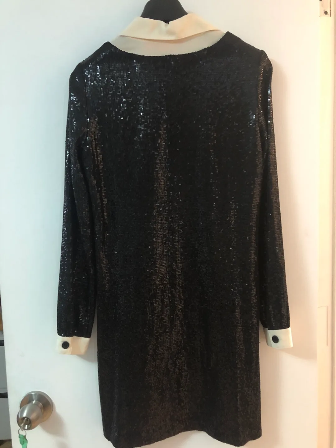 Tory Burch Emma Sequin Silk Dress - S image indicator(5)