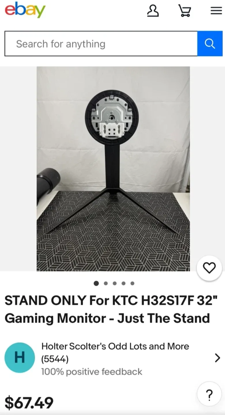 ❗️Last Call❗️Gaming Monitor stand ONLY- Black image indicator(10)