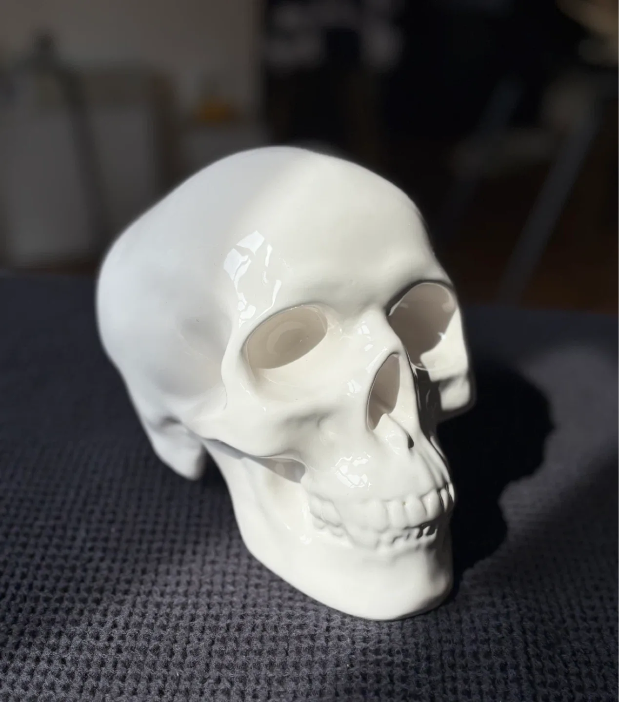 White Ceramic Skull thumbnail