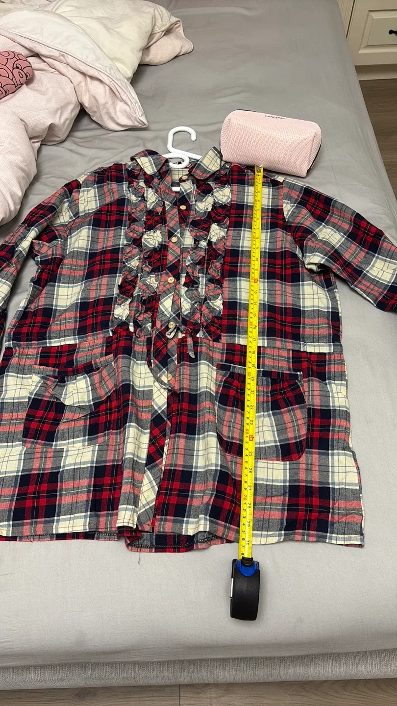 Plaid shirt dress size XL image indicator(4)