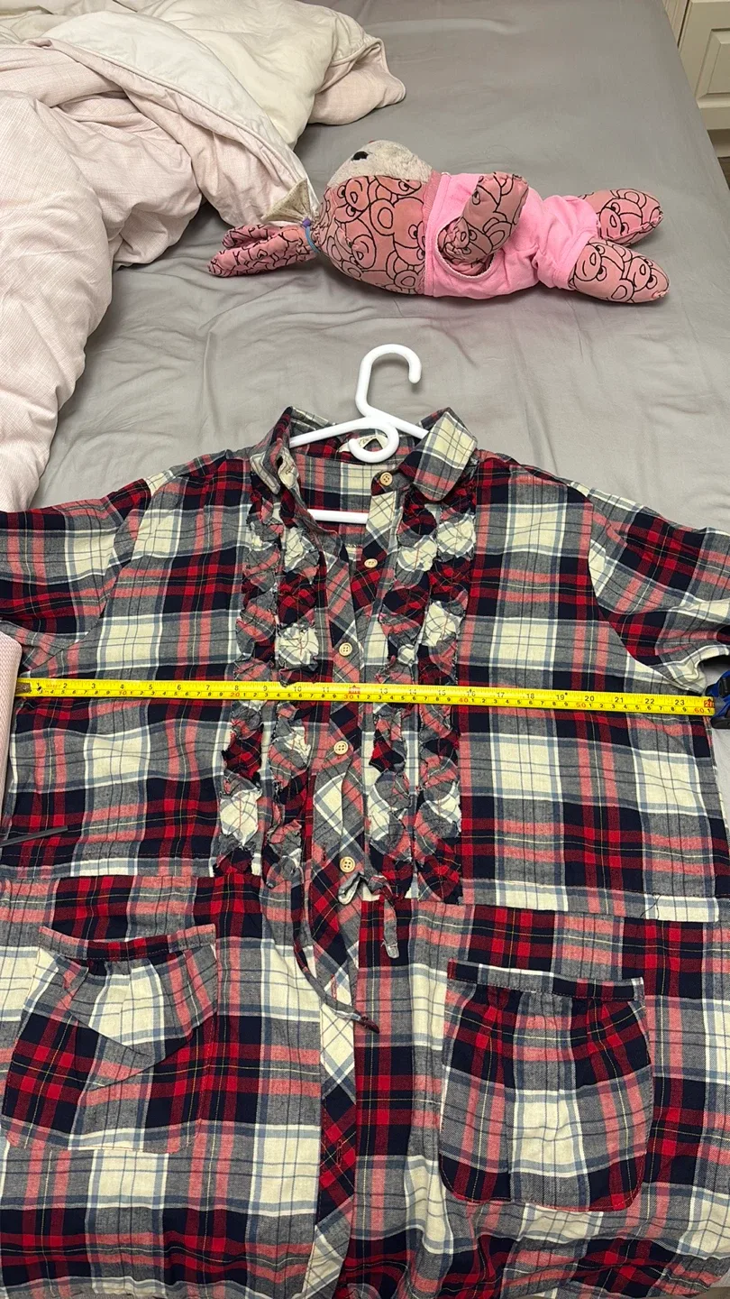 Plaid shirt dress size XL image indicator(3)