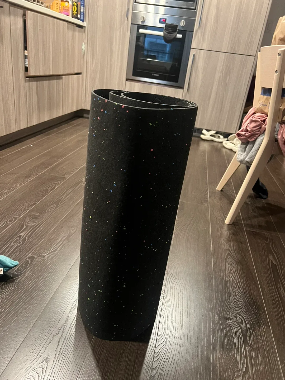 Nike Gym Flooring Mat - Black with Colour Flecks image indicator(3)