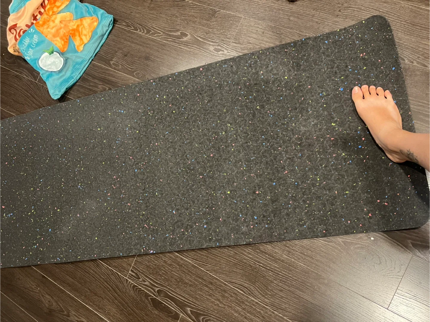 Nike Gym Flooring Mat - Black with Colour Flecks image indicator(2)