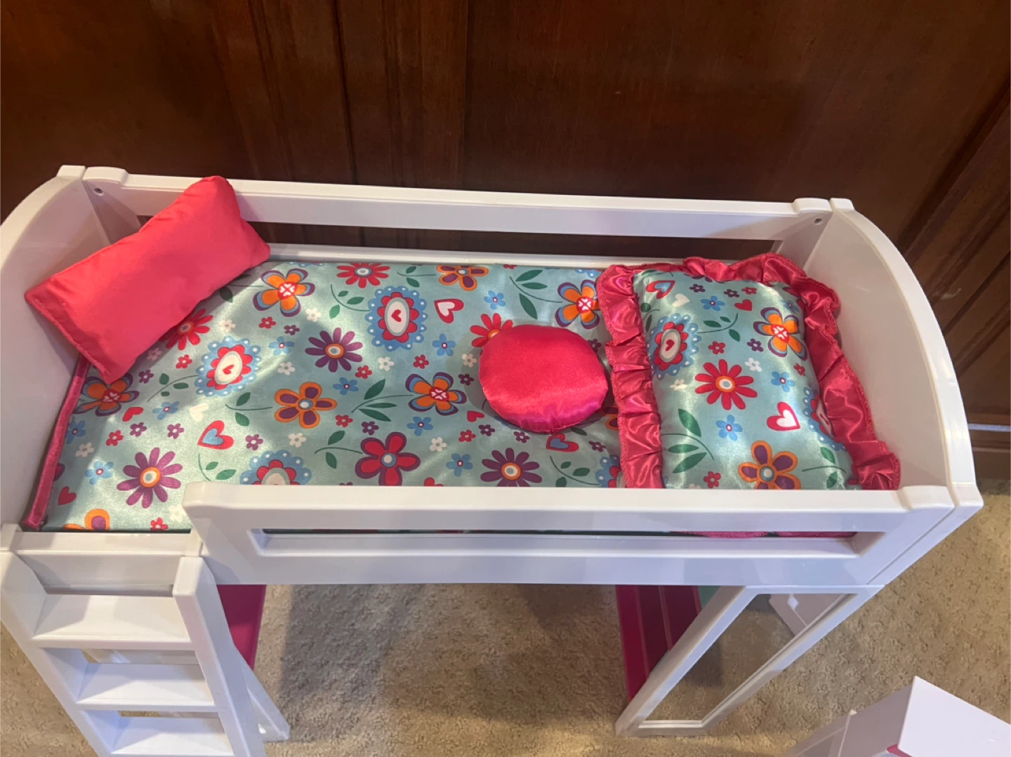 My life: 18 inch doll Loft Bed, Desk & Chair Set - photo 3