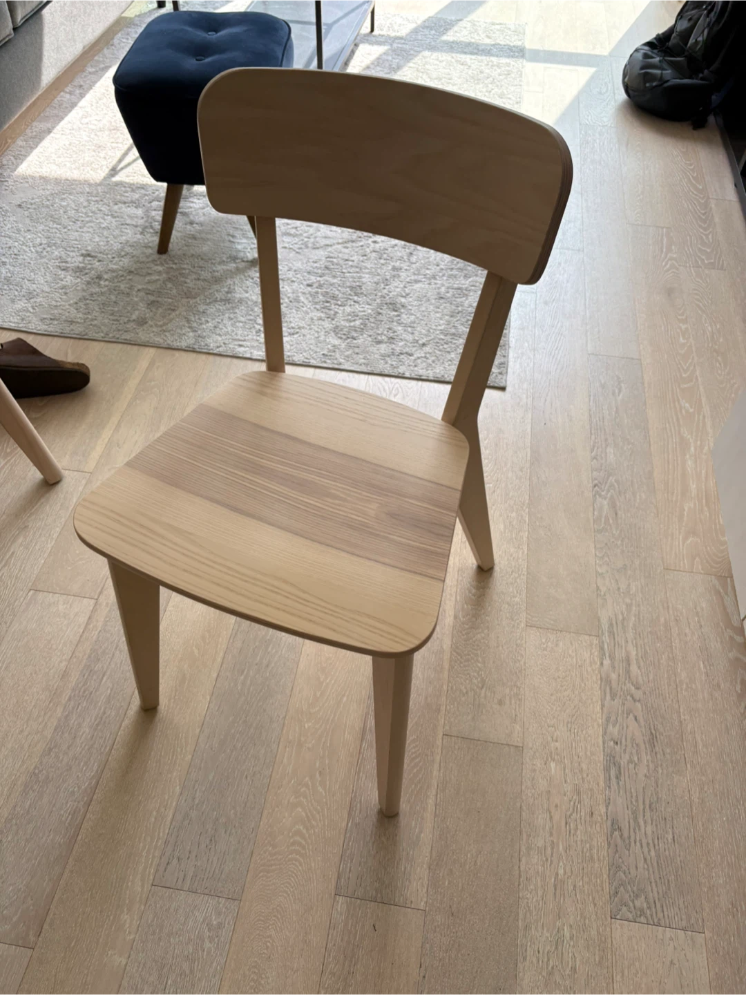IKEA Lisabo Dining Table & 2 Chairs - Light Ash - photo 3