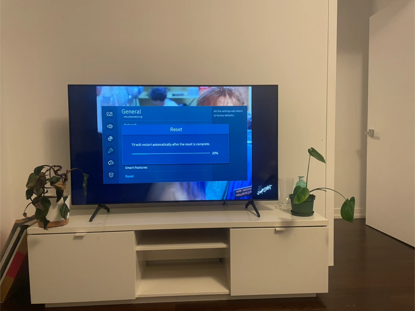 White TV Stand/Entertainment Unit - photo 4