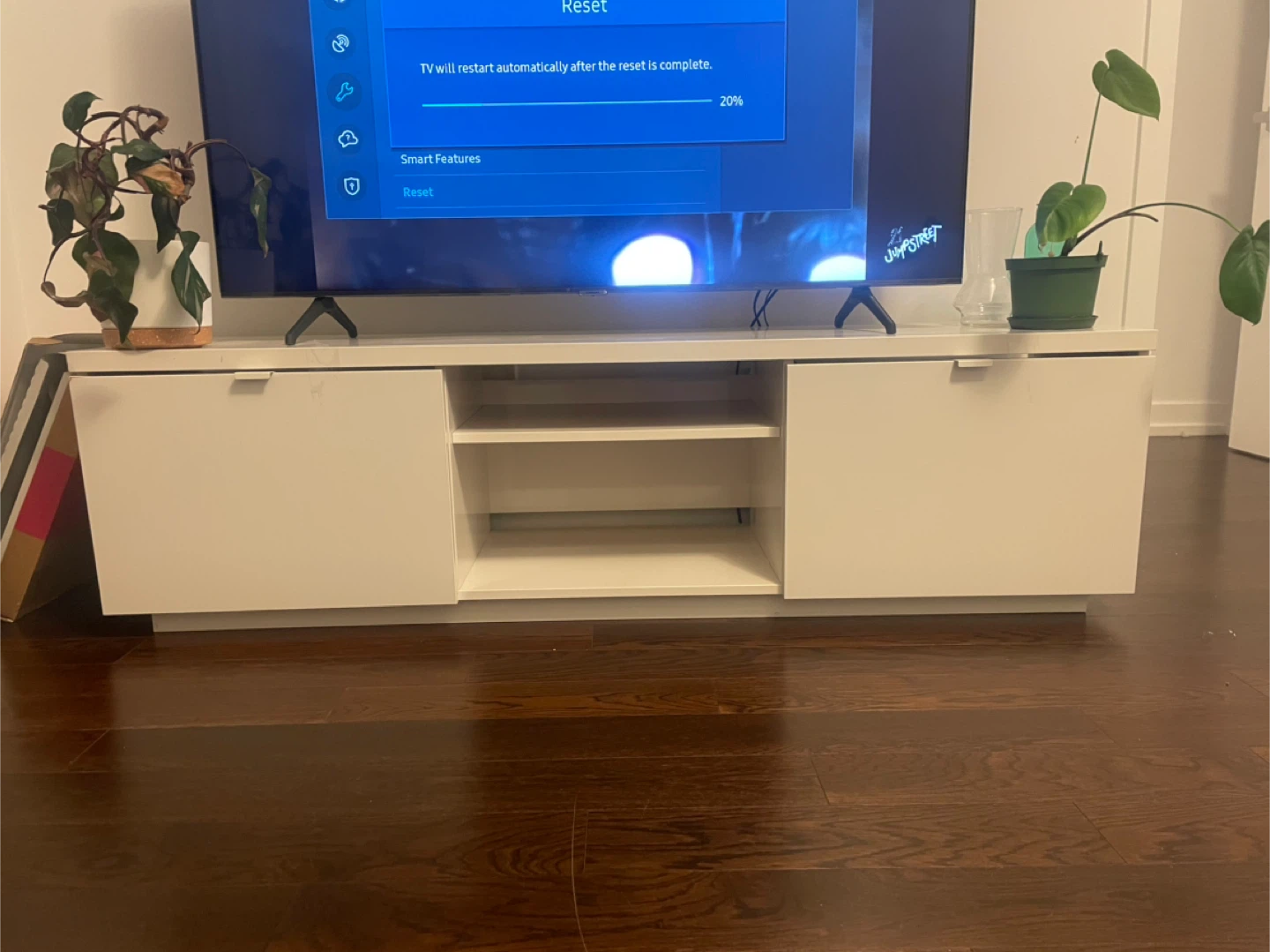 White TV Stand/Entertainment Unit - photo 3