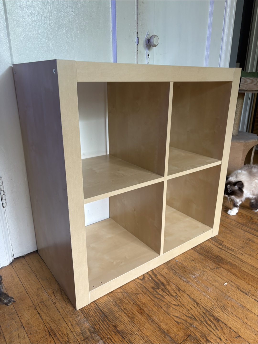 IKEA Kallax Shelf Unit - White Stained Oak Effect - photo 2