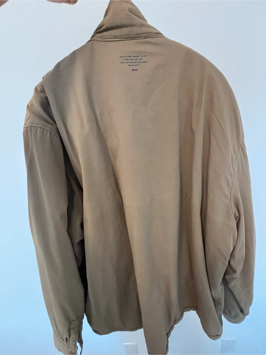 Zara Overshirt Shacket - Taupe Brown - Size XL image indicator(5)