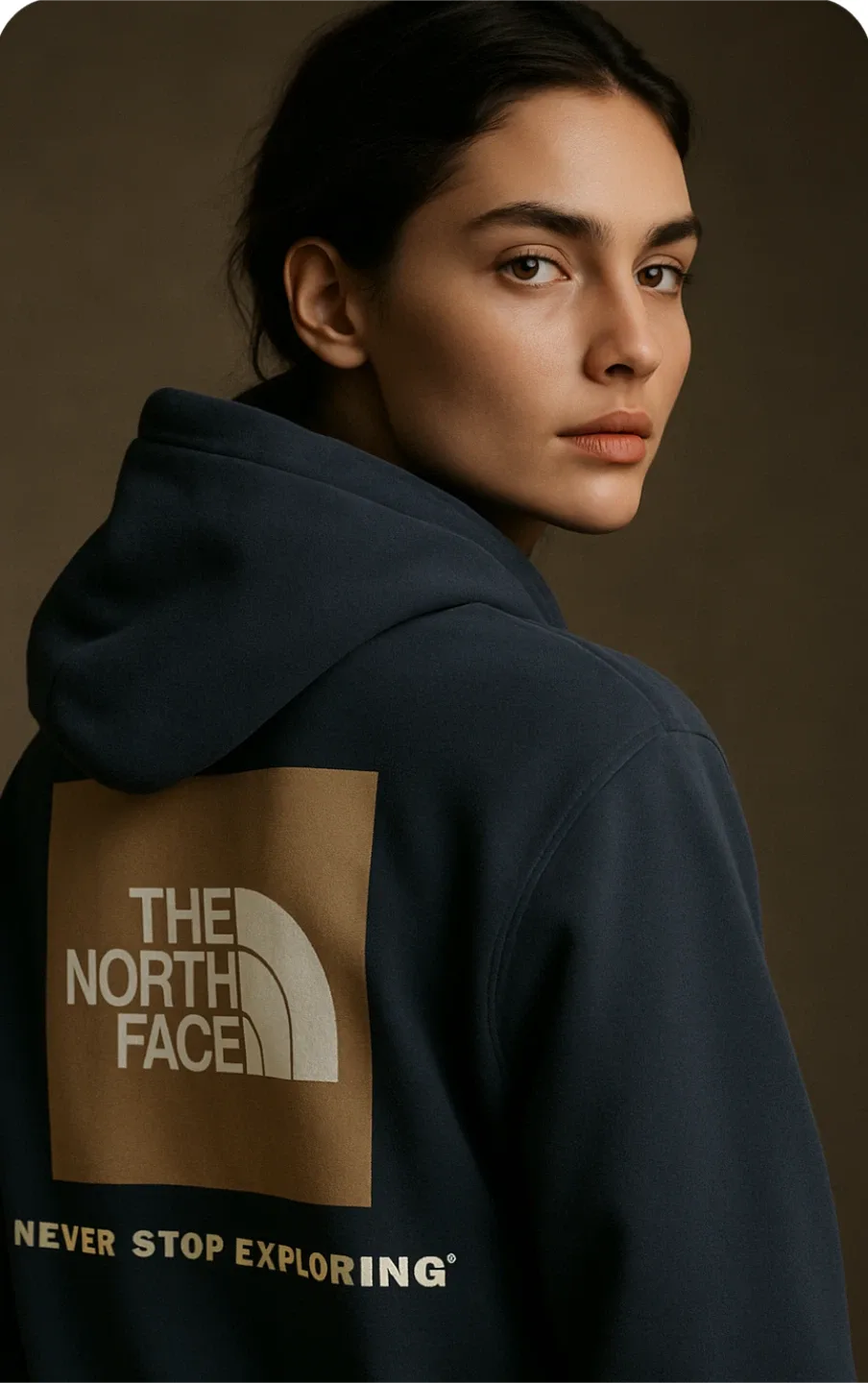 The North Face navy Hoodie thumbnail