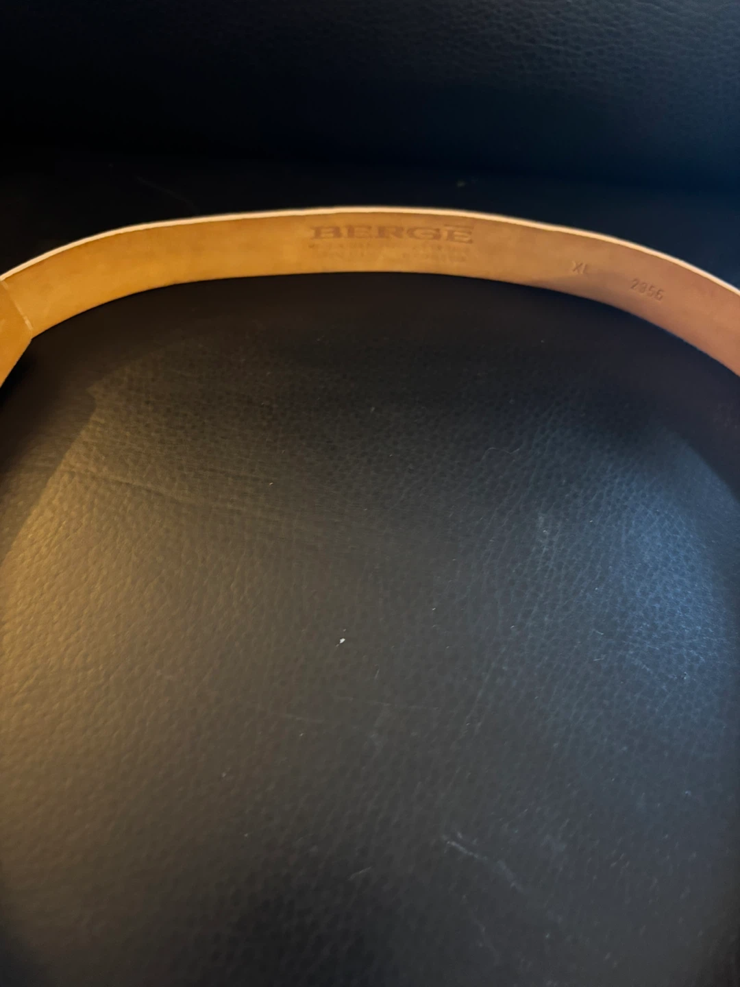 Berge Genuine Textured Snake print leather belt - photo 3