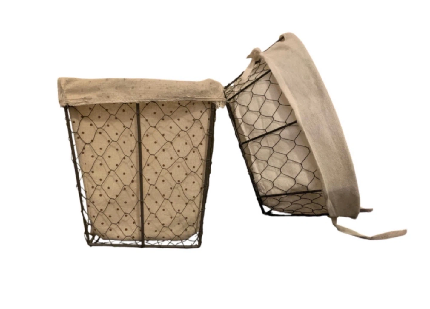 [Like New] Set of Two Durable Baskets, Classic Design