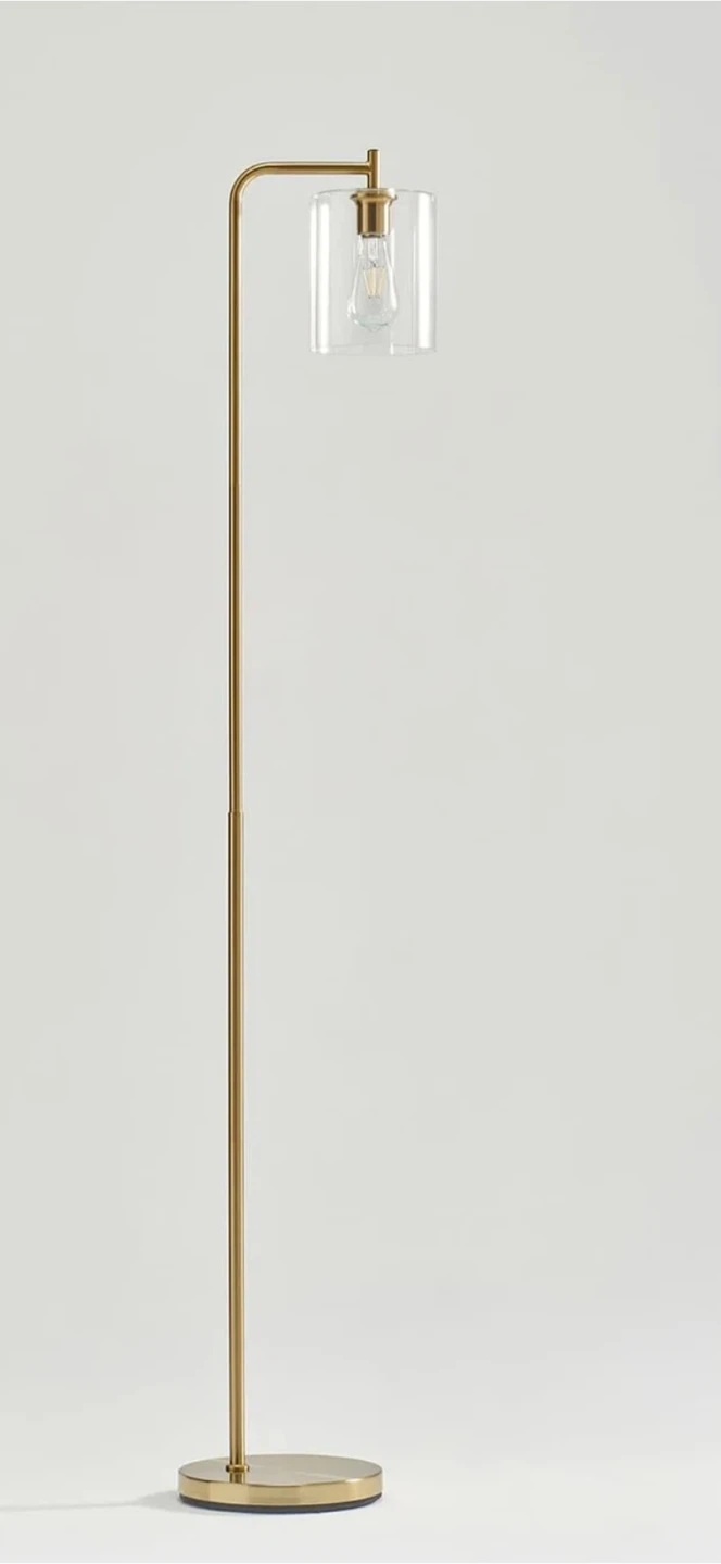 Gold Floor Lamp - 66" Height