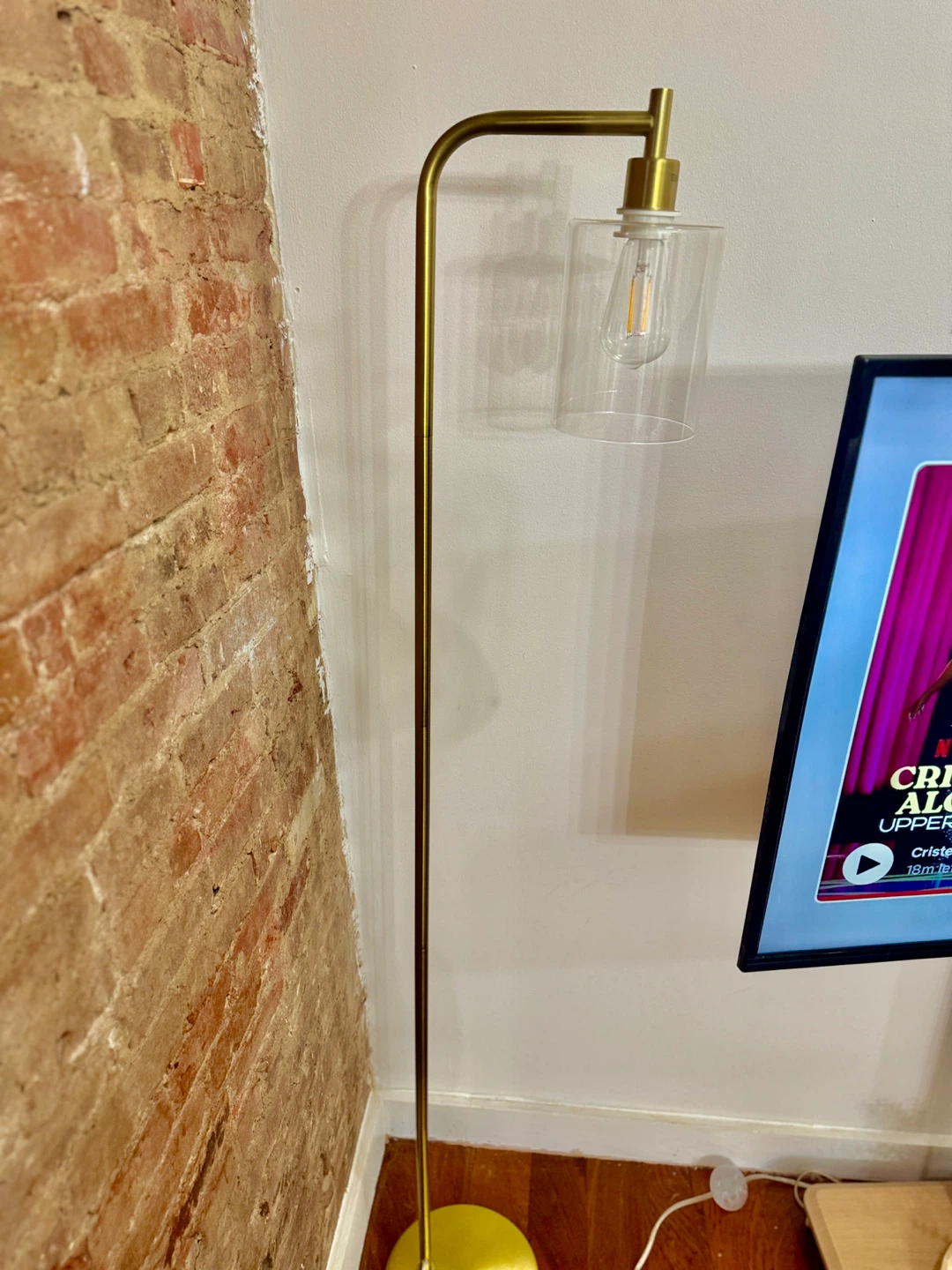 Gold Floor Lamp - 66" Height - photo 5