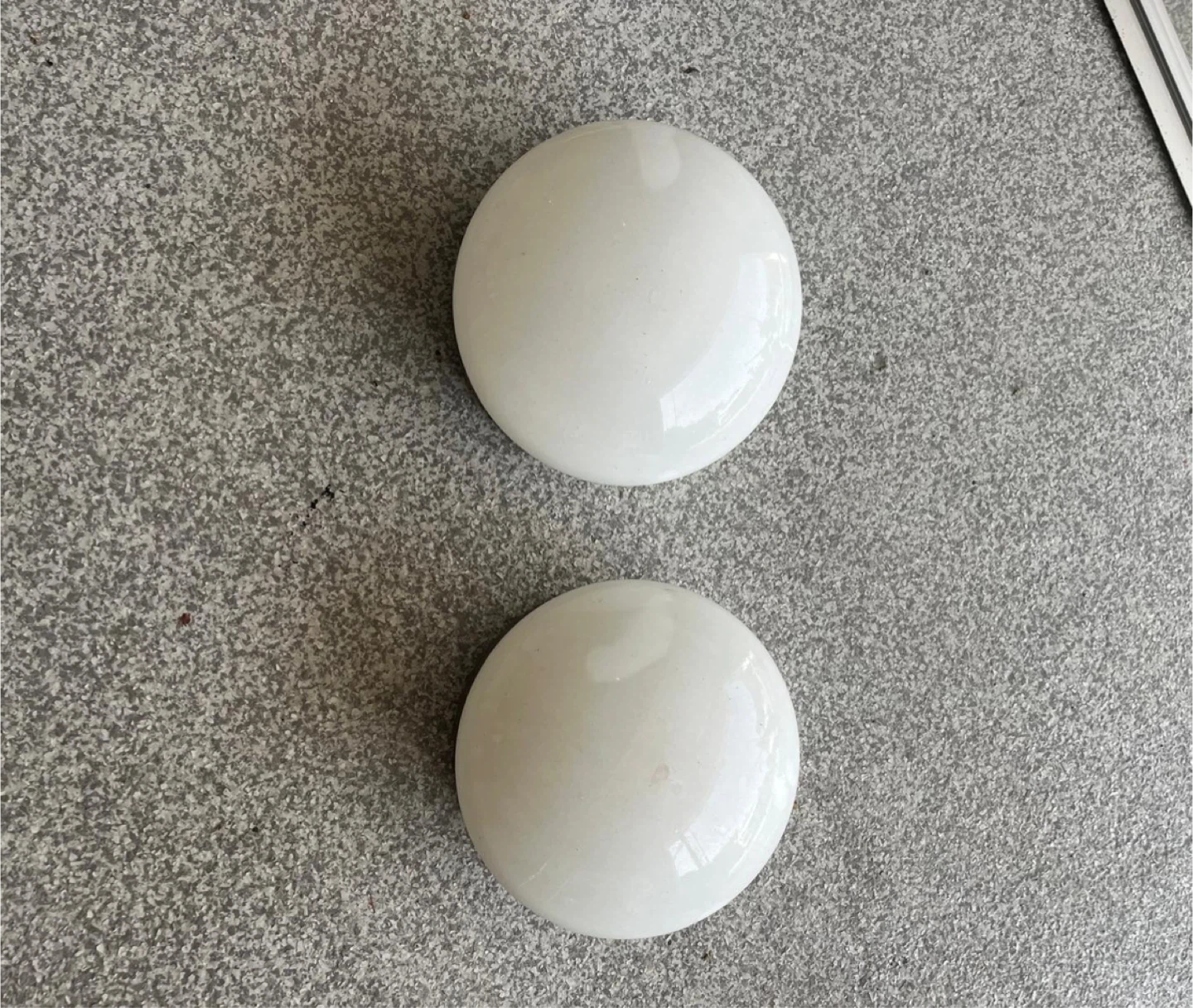 Two Round Ceiling Lights